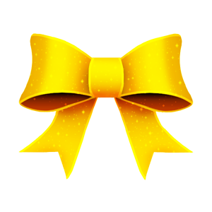 yellow ribbon PNG image-1558